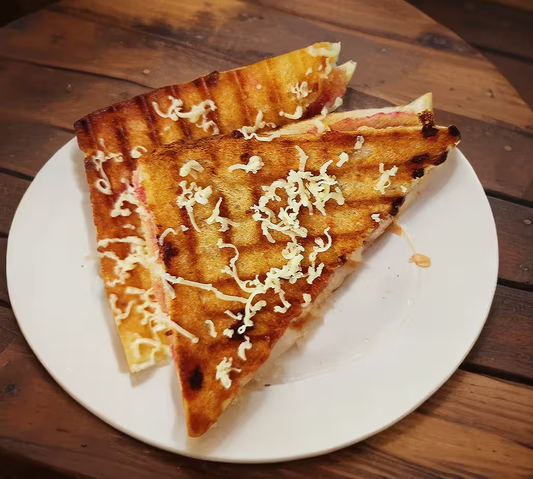 Cheese Grilled Jam Sandwich