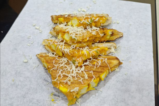 Peri Peri Paneer Cheese Grilled Sandwich